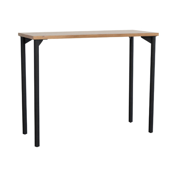 ノードⅡ カウンターテーブル #オーク #幅120cm×奥行50cm #LEG08（ブラック）