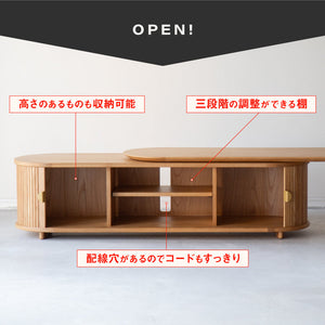 リンダ テレビボード #オーク