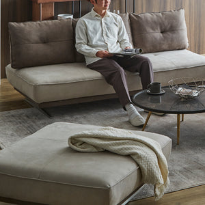 アルフレード　195サイズ #PLT111 プラチナグレー×PLT112 ヨーロピアングレー（プライムレザーテックス）