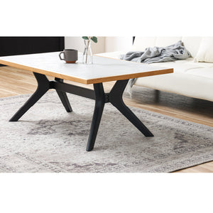 ラミン センターテーブル #幅90cm #ライトグレー