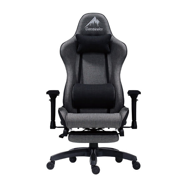 シャスティーナ V3 ゲーミング 4Dアームレスト オットマン付 135度 #グレー