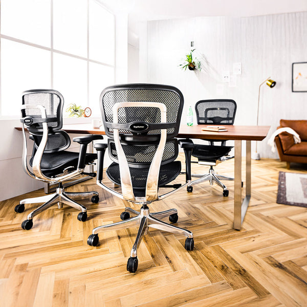 【数量限定】 エルゴヒューマン プロⅡ ロータイプ #レッド×ブラック #ウレタンキャスター