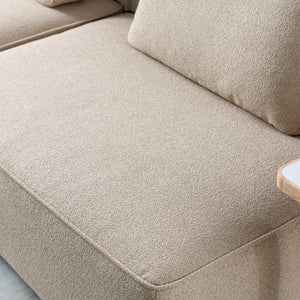 ※こちらの画像はサンドベージュです。 #サンドベージュ #ブークレ生地