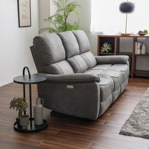 ジャグ 3人掛け電動ソファ 幅183cm #LT01 キャメル（レザーテックス アニリン）