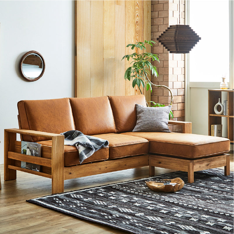 【たのメル便送料込み】カウチソファ②右半分 ニトリカウチソファ・ダイニングソファ（梱包・発送たのメル便で発送予定）