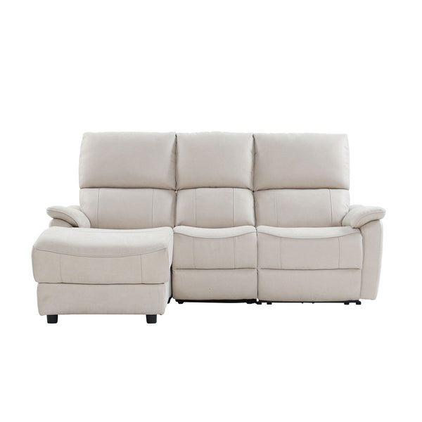 正面 #LT03 チャコールブラック（レザーテックス アニリン） #右カウチ