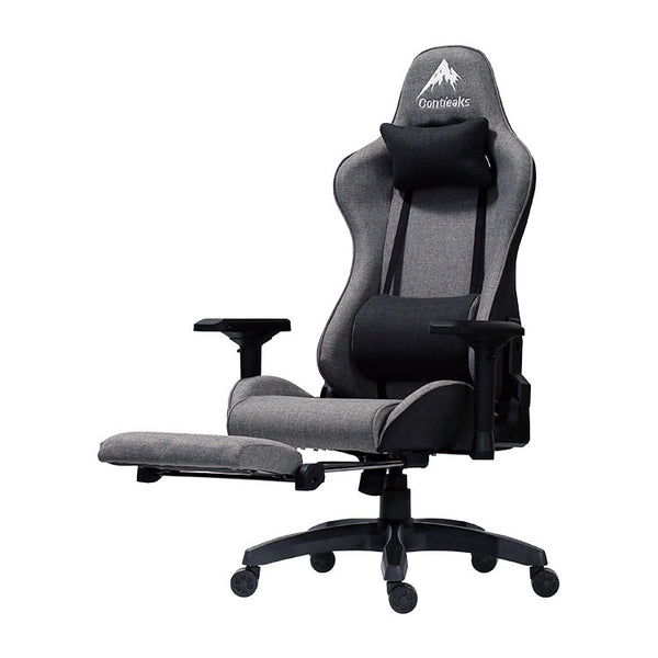 シャスティーナ V3 ゲーミング 4Dアームレスト オットマン付 135度 #グレー