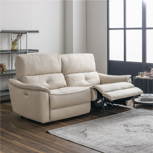 ３人掛け/2つ割れ（PLT111プラチナグレー） #PLT102 インディーブルー（プライムレザーテックス）