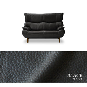 マリアン 2人掛けソファ 幅159cm 本革 合成皮革 #ライトブラウン