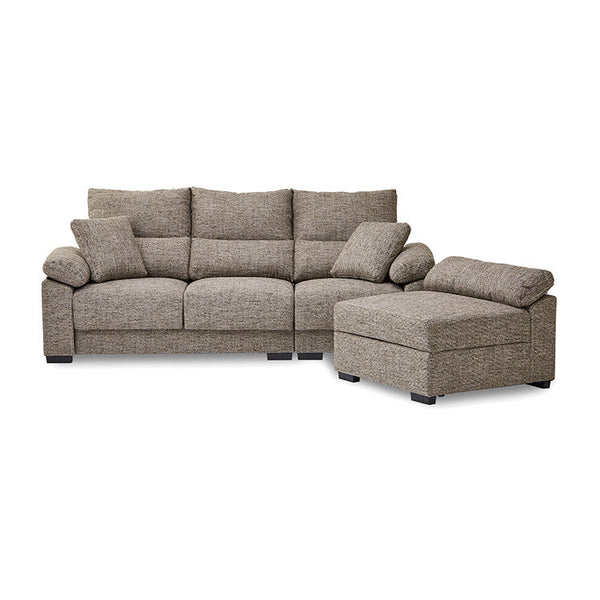 カローナⅡ カウチソファ #ベージュ