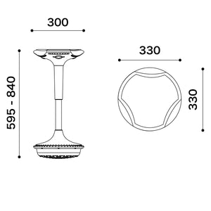 シッツール スツール #バーガンディ