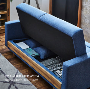 シーズ 3人掛けソファベッド #グレー