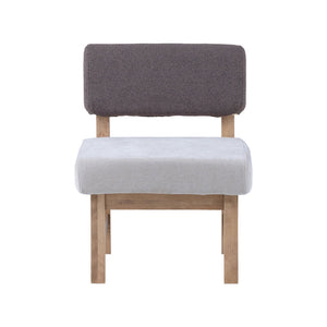 メレⅢ 1人掛けソファ #モカブラウン×ミストホワイト