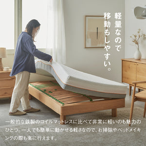 ゲルテックス マットレス ノンコイル 体圧分散 クオンタムタッチ ネクスト #シングルサイズ #200cm
