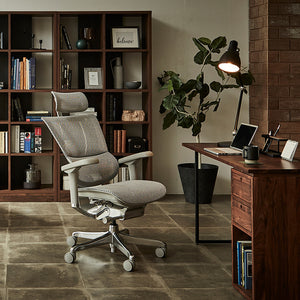 エルゴヒューマン FIT2 HAM オフィスチェア #グレーフレーム×ホワイト