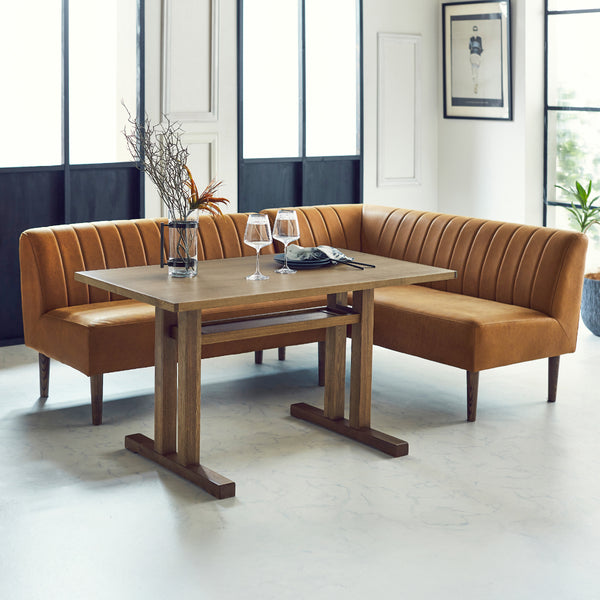 張地にはレザーテックスを使用。通気性がよくベタつきにくいので、年中快適にお使いいただけます #LT01 キャメル（レザーテックス アニリン）