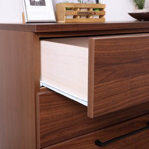 ファースト キャビネット #ウォールナット/ブラック #幅80cm