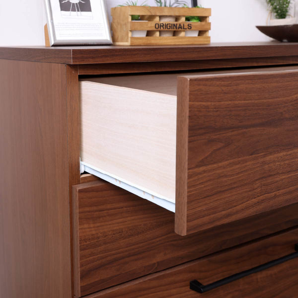 ファースト キャビネット #ウォールナット/ブラック #幅80cm