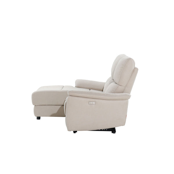 側面 #LT03 チャコールブラック（レザーテックス アニリン） #右カウチ