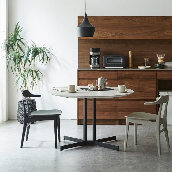 ガラム ダイニングテーブル 円形 #パティナ #幅100cm