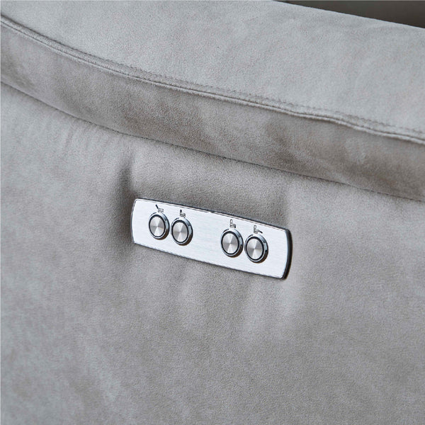 リクライニング用のスイッチは楽に手が届く側面についており操作も簡単です #LT01 キャメル（レザーテックス アニリン）