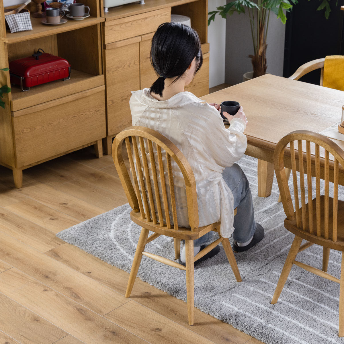 [ダイニングチェア バーチ材 板座 Margaret（マーガレット)関家具 マーガレットⅡ ダイニングチェア