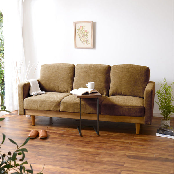 シュリンプ 3人掛けソファ 幅180cm 北欧 ヴィンテージ #ベージュ