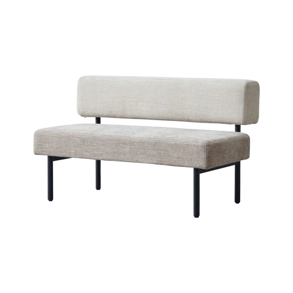 ウィムス ベンチソファ 幅120cm #チャコールグレーミックス