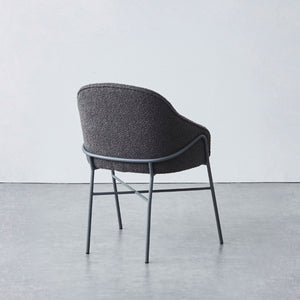 ルーブ ダイニングチェア ファブリック #ライトグレー