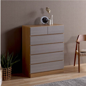 ダンク チェスト #ウォールナット #幅80cm‐5段