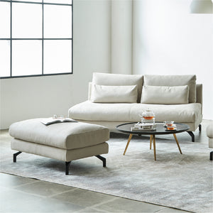 モジュール式の設計で、自由な組み合わせが可能です。お部屋に合わせたレイアウトが楽しめます。 #PLT111 プラチナグレー（プライムレザーテックス）