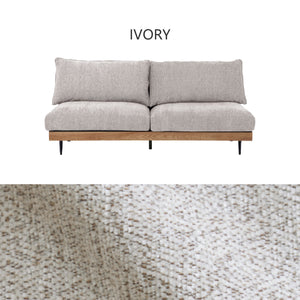 アリシア 3人掛けソファ 幅180cm #アイボリー