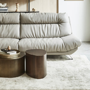 脚高11cmと一般的なお掃除ロボットが通れる高さ設計で、ソファ下のお掃除も簡単です。 #SILT23 ぺールグレー #シルキーレザーテックス