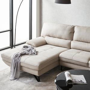 夏は通気性が良く、冬は冷たく感じにくいレザーテックス生地を採用。年中快適にお過ごしいただけます。 #LT01 キャメル（レザーテックス アニリン） #レザーテックス アニリン