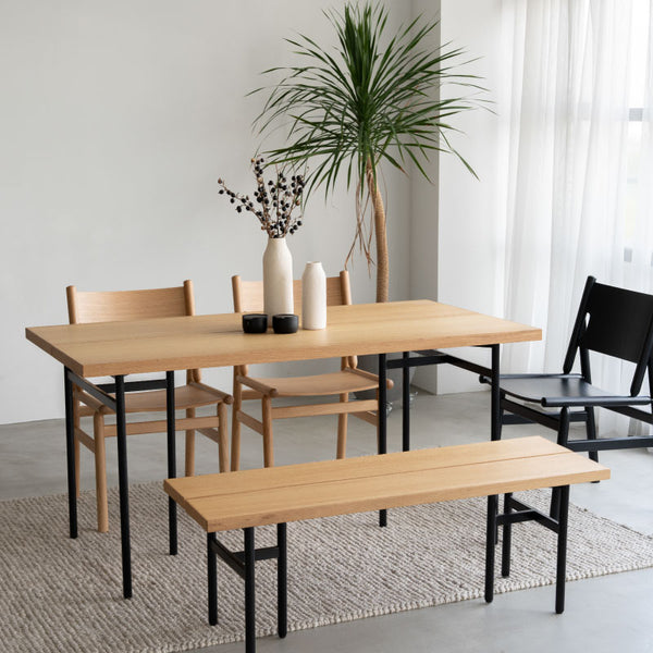 フィーム ダイニングテーブル #オーク #150 #木脚