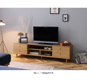 フォルナ テレビボード #グレー #180