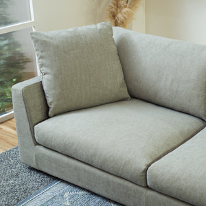 大型のハンドクッションが付属。 #A41 カスタード（ファブリックAランク）