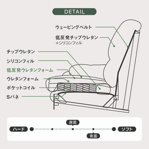 スイート⑧ 2.5人掛けソファ 幅168cm #革 #アイボリー #スチール脚A