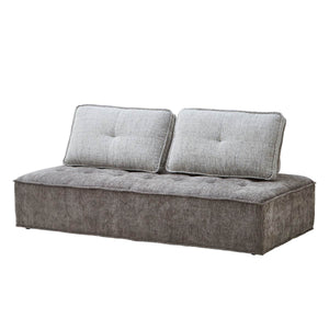 ベリティ 3人掛けソファ #ダークグレー/ホワイト