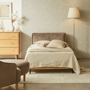 ベッドフレーム＋ヘッドクッション<br> #シングル #ベッドフレーム単体