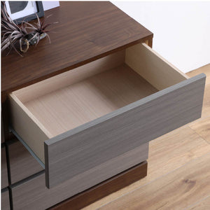 ダンク チェスト #ウォールナット #幅80cm‐5段