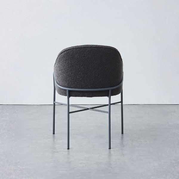 ルーブ ダイニングチェア ファブリック #ライトグレー