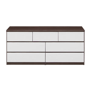 バンビⅡ チェスト 幅140㎝ #ホワイト×ブラウン