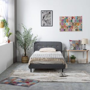 シリカ ベッドフレーム #ソフトブルー