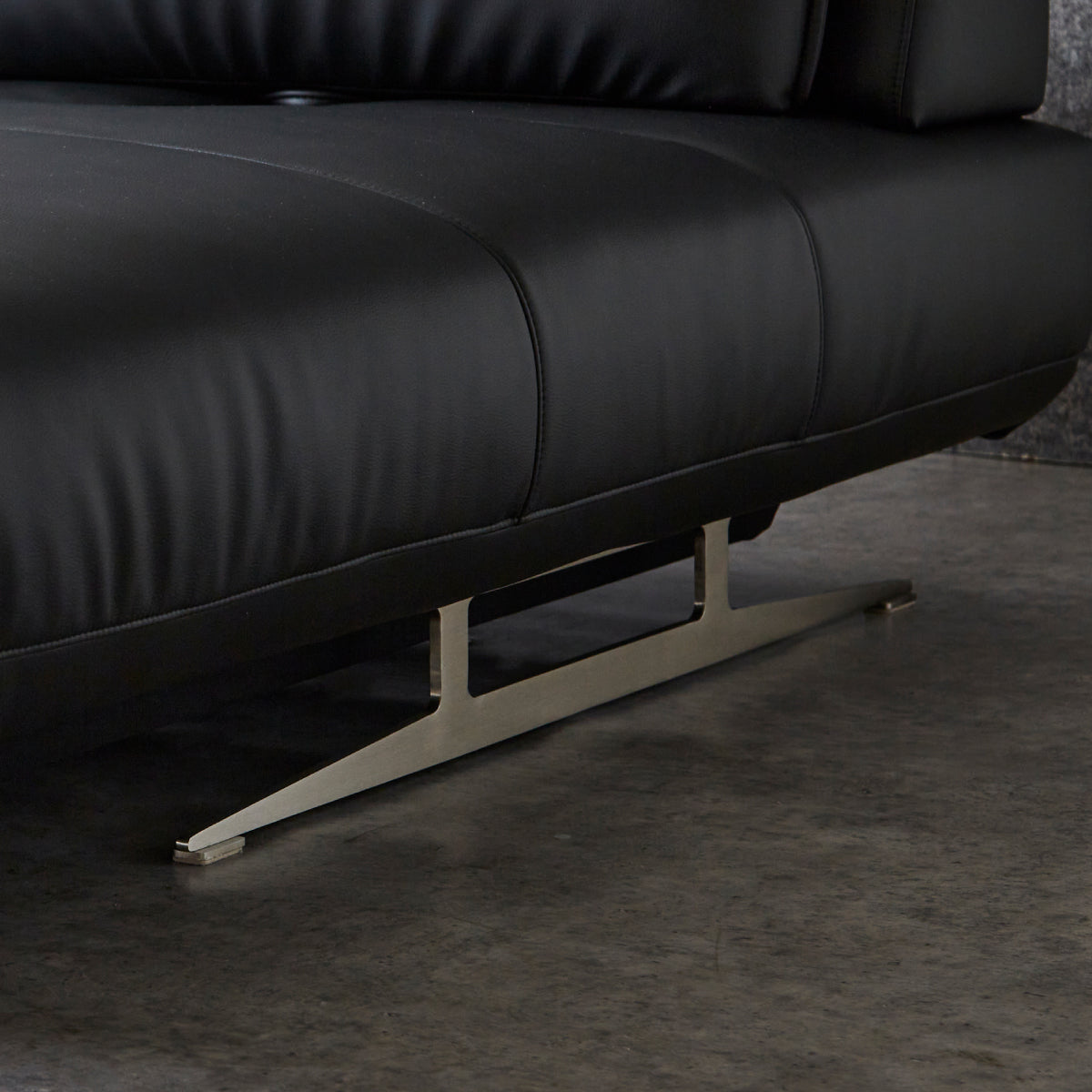 ソネット様 カリモク ソファ 本革張 ZU4622K 幅189cm 2人掛椅子 モカブラウン色