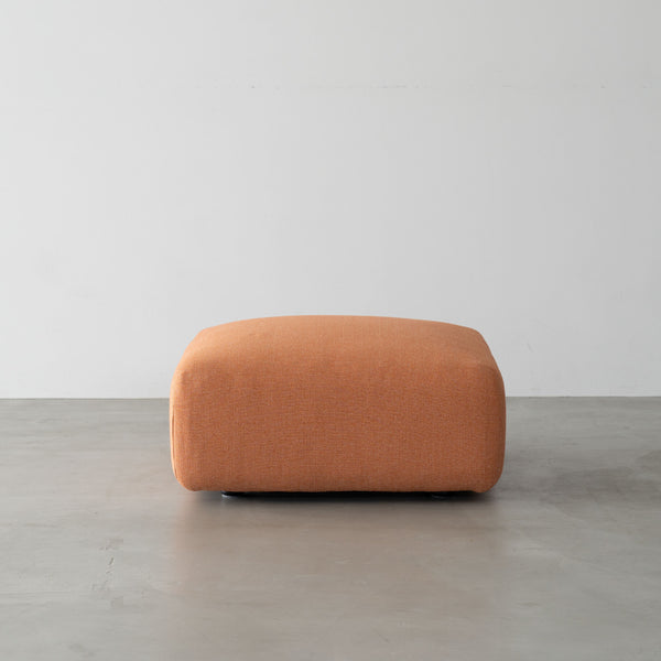 ミウム ソファ オットマン #オレンジ