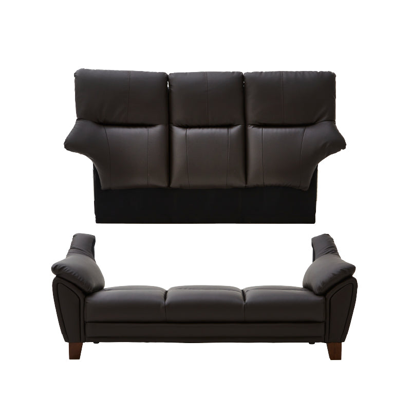 ダークブラウン 3人掛けソファ オラクル 3人掛けソファ 幅168㎝