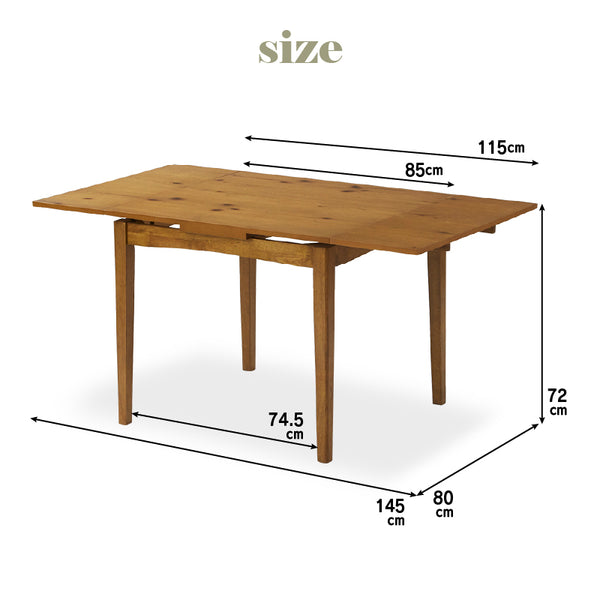 ダイニング3点セット DTスレイド+DCピンゴ ナチュラル 合皮座ダークブラウン #Default Title