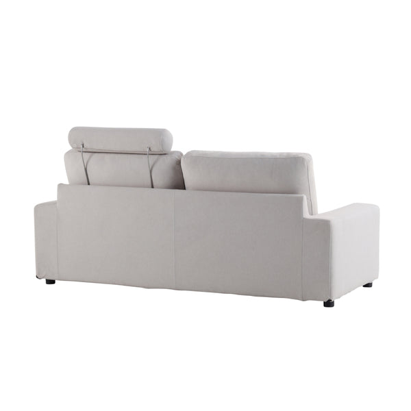 アビー ３人掛けソファ ペット専用ソファ フルカバーリング #ストーンホワイト