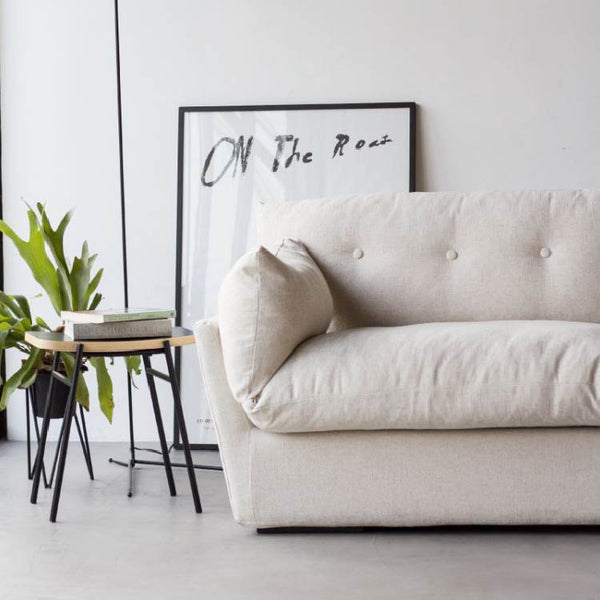 ジャン 2.5人掛けソファ #アイボリー